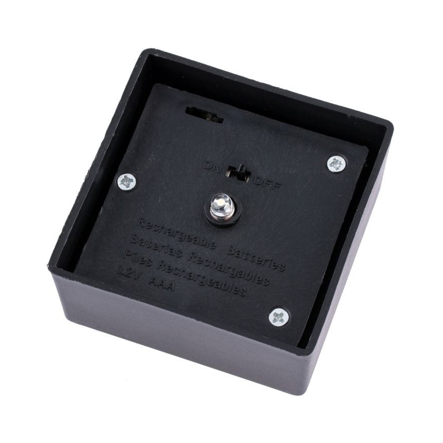 LED solarna lampa MARTIN, 1,2 V, 150 mAh, IP44, crna