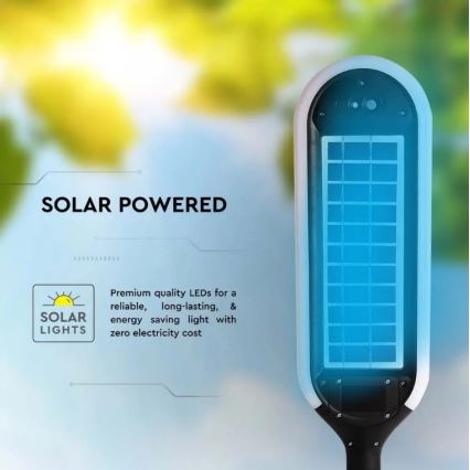 LED solarna lampa sa senzorom BOLLARD LED/5W/5,5V 70 cm 3000K IP65 2000 mAh