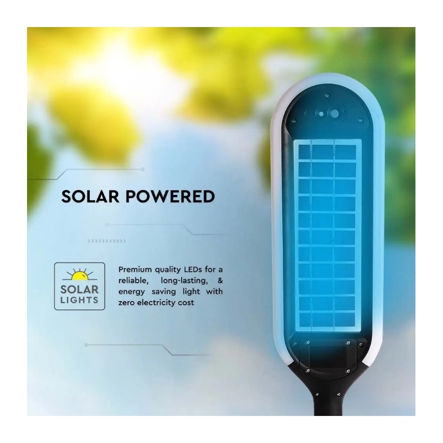 LED solarna lampa sa senzorom BOLLARD LED/5W/5,5V 70 cm 3000K IP65 2000 mAh