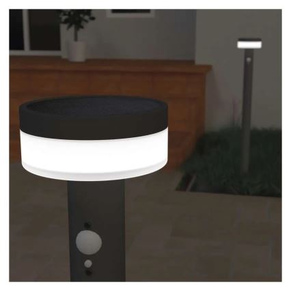 LED solarna lampa sa senzorom LED/2W/3,7V 1200 mAh IP44 80 cm