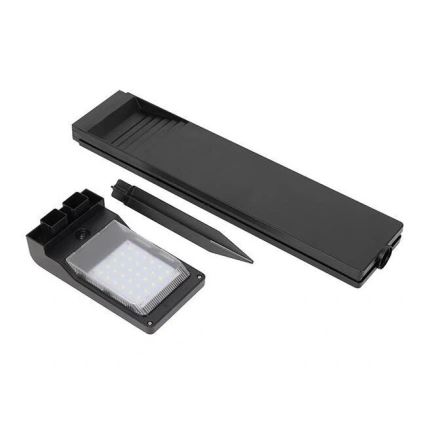 LED solarna lampa sa senzorom, LED, 3,7 V, 4000 K, 41,3 cm, 2200 mAh, IP65