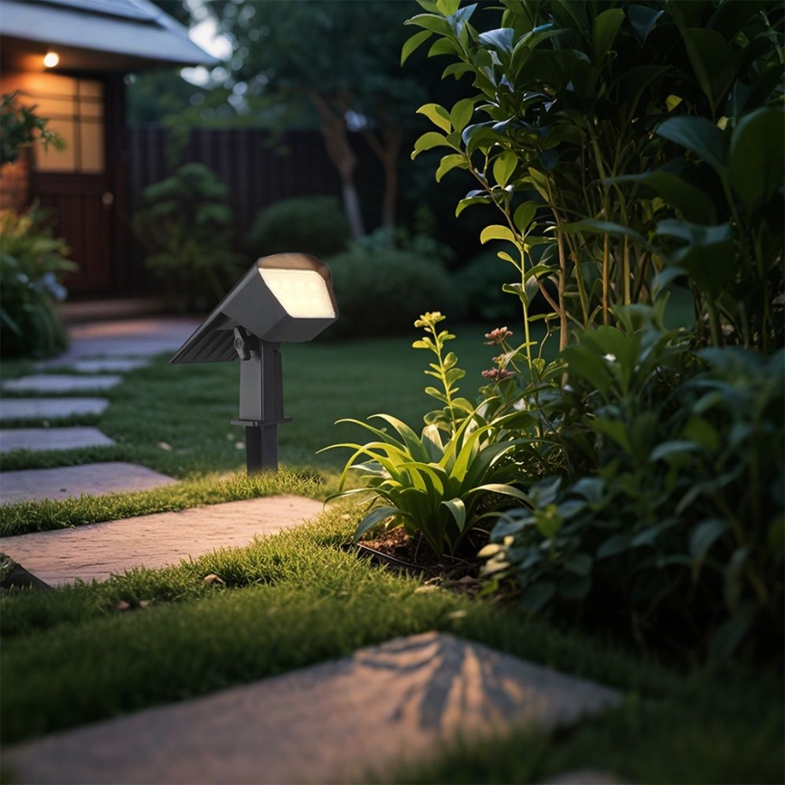 LED solarna svetiljka 2u1 LED/1,3W/3,7V 3000/4000/6400K IP65 1200 mAh