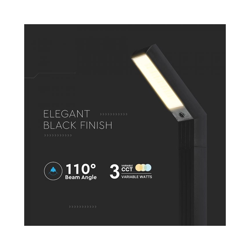 LED solarna svetiljka 2u1 LED/1,5W/3,7V IP65 1500 mAh