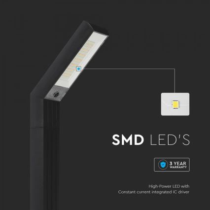 LED solarna svetiljka 2u1 LED/1,5W/3,7V IP65 1500 mAh