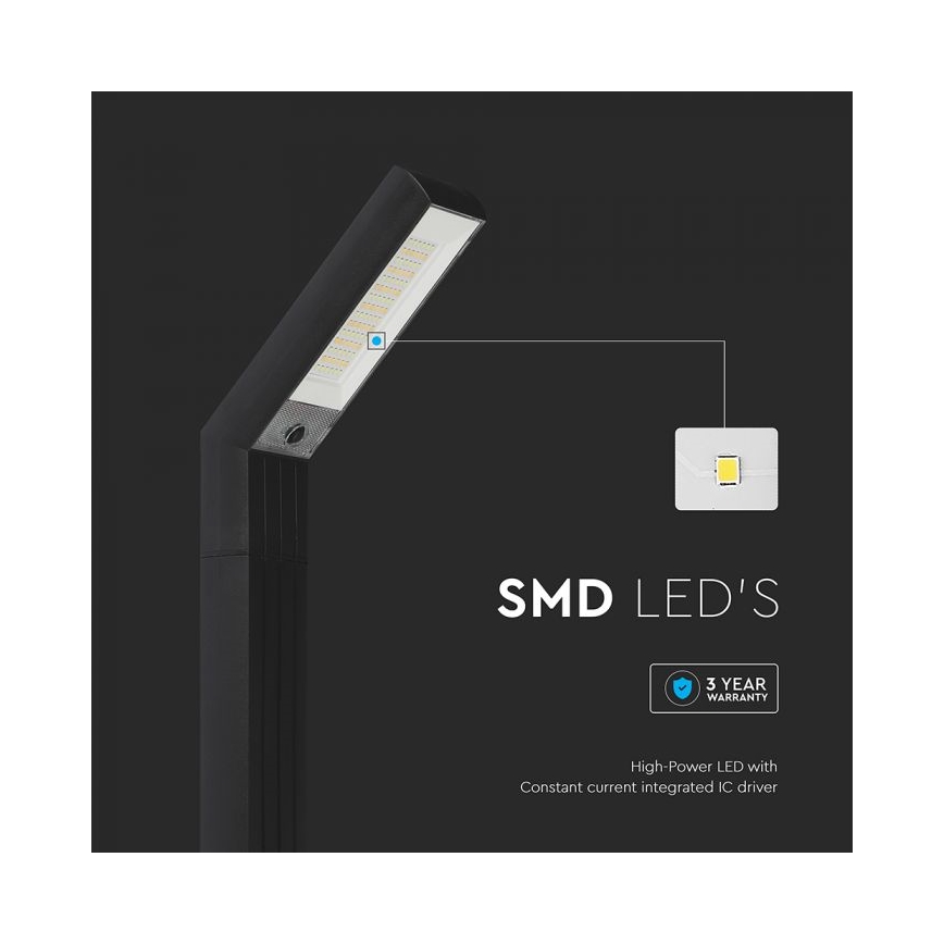 LED solarna svetiljka 2u1 LED/1,5W/3,7V IP65 1500 mAh