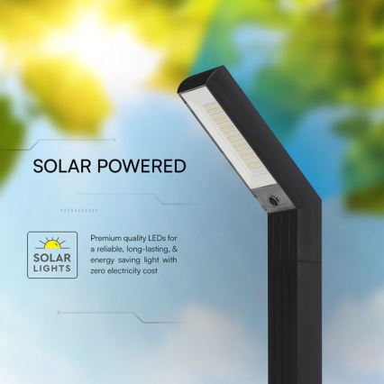 LED solarna svetiljka 2u1 LED/1,5W/3,7V IP65 1500 mAh
