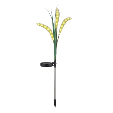 LED solarna svetiljka FLORA LED/1,2V 3000K 600 mAh IP44 crna