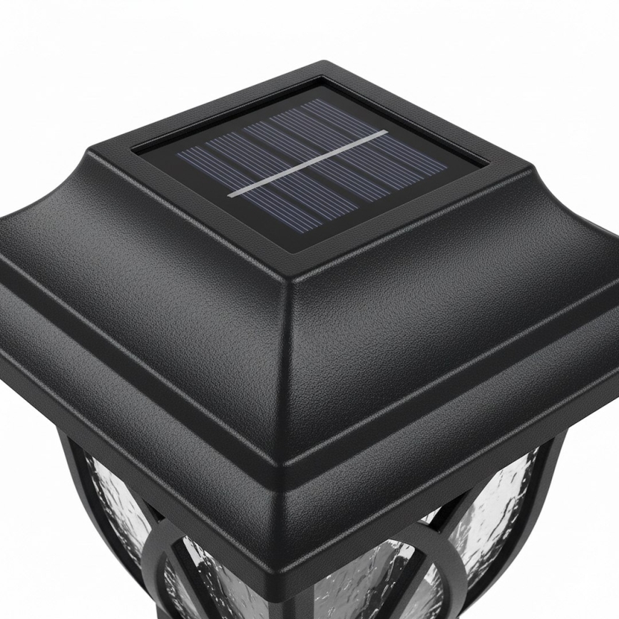LED solarna svetiljka LAWN LED/1,2V 100 mAh 3000K 44 cm IP44 crna