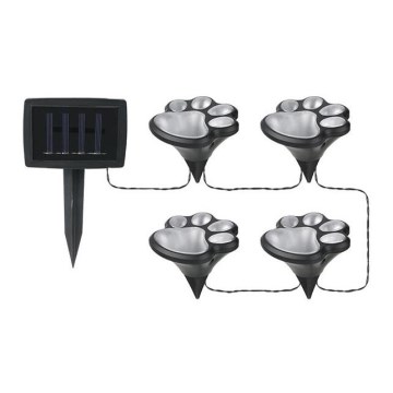 LED solarna svetiljka LED/0,14W/2V 600 mAh IP44 šape