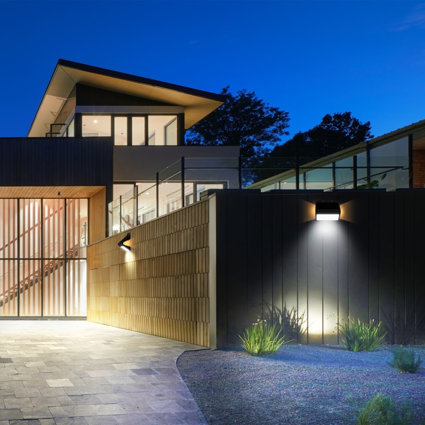 LED solarno svetlo sa senzorom pokreta i sumraka LED/6,8W/4000 mAh 3,7V IP65