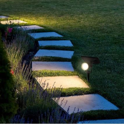 LED solarna svetiljka SPIKE LED/2W/5,5V IP65 3000K 1200 mAh