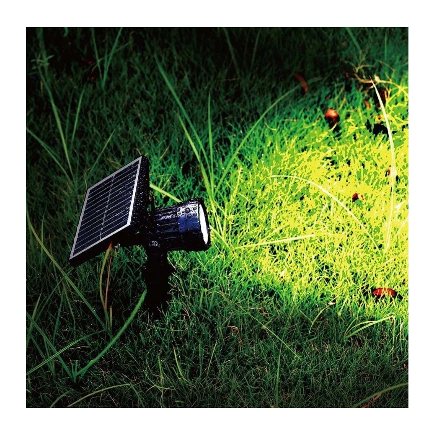 LED solarna svetiljka SPIKE LED/2W/5,5V IP65 3000K 1200 mAh