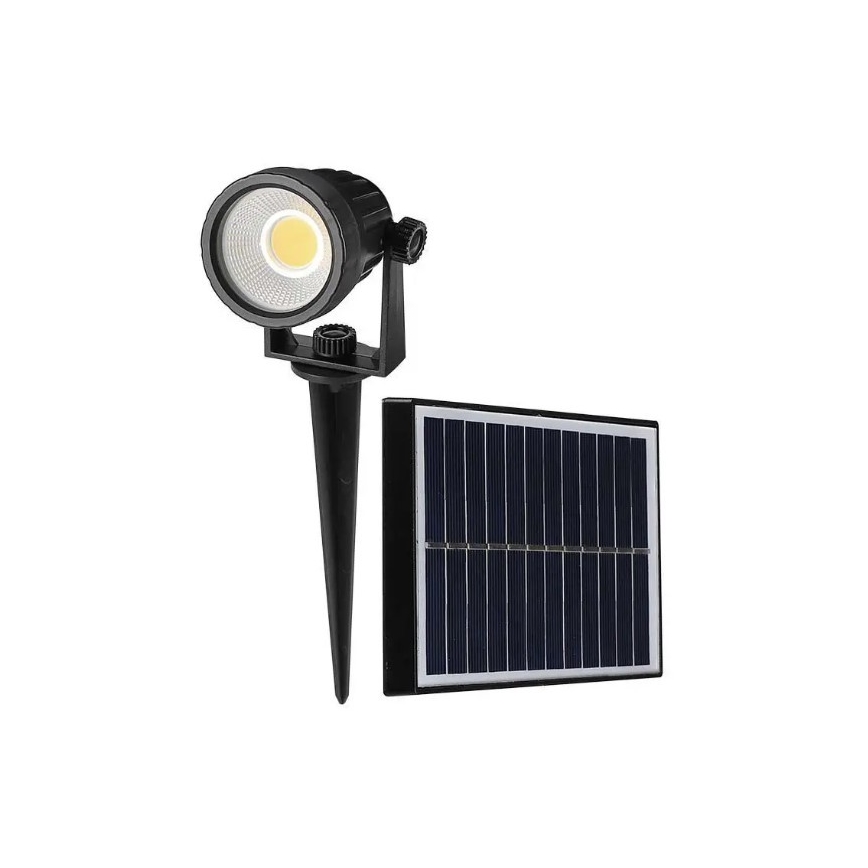LED solarna svetiljka SPIKE LED/2W/5,5V IP65 3000K 1200 mAh