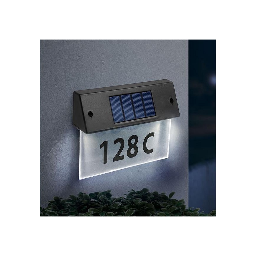 LED solarna tabla za kućni broj LED/1,2V/600 mAh IP44