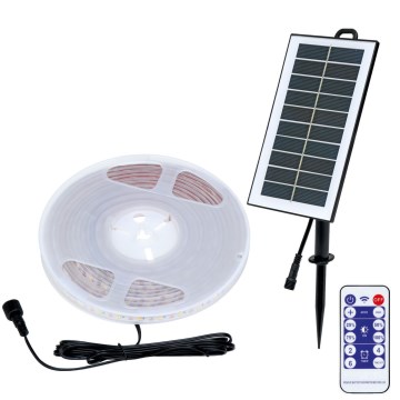 LED solarna traka 3,7V 2400 mAh 5 m IP65