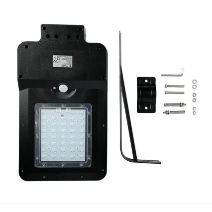 LED solarna ulična lampa sa senzorom LED/15W/7,4V 6000K IP65 5400 mAh