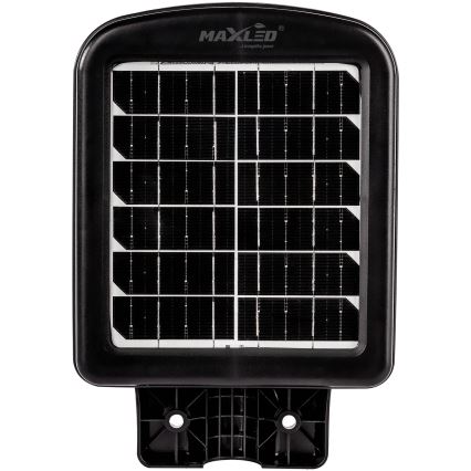 LED prigušiva solarna ulična svetiljka sa senzorom LED/60W/6V 5500 mAh 6500K IP65 crna + daljinski upravljač