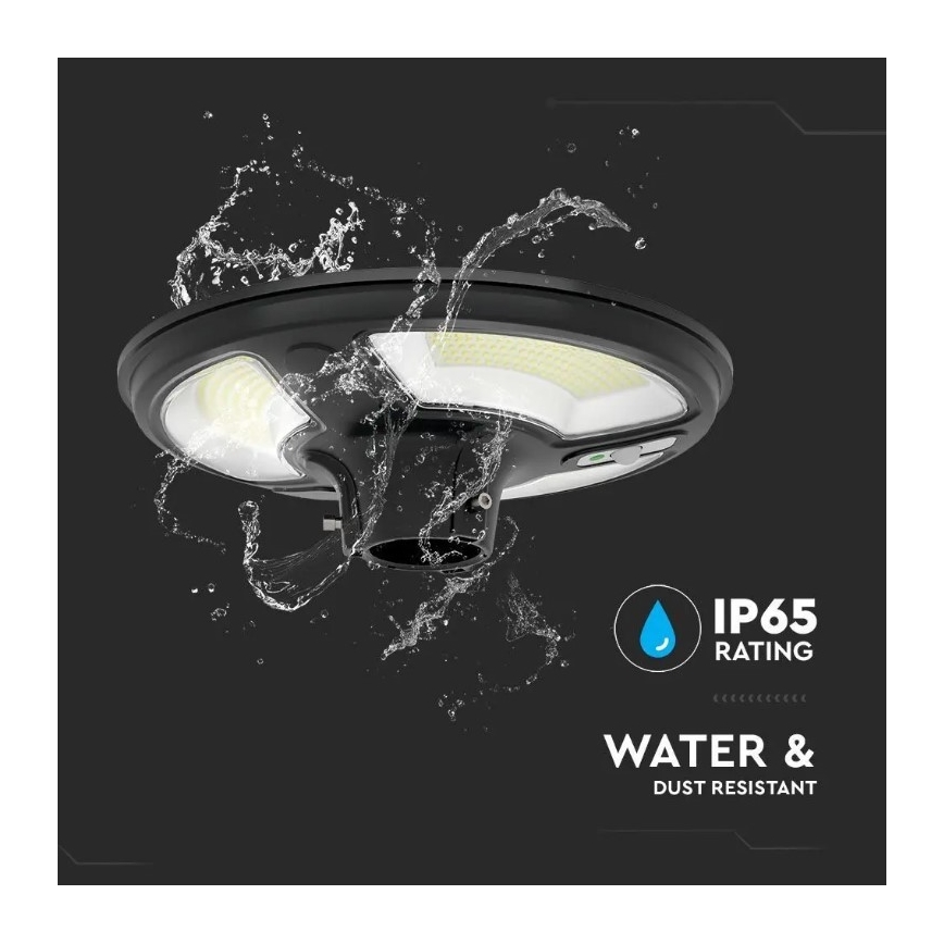 LED solarna ulična lampa sa senzorom LED/7,5W/3,2V 6500K IP65 + daljinski upravljač