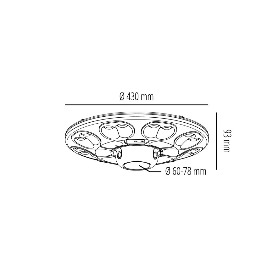LED solarna ulična lampa sa senzorom LUVIA LED/15W/3,2V 6500K IP54 5400 mAh + daljinski upravljač