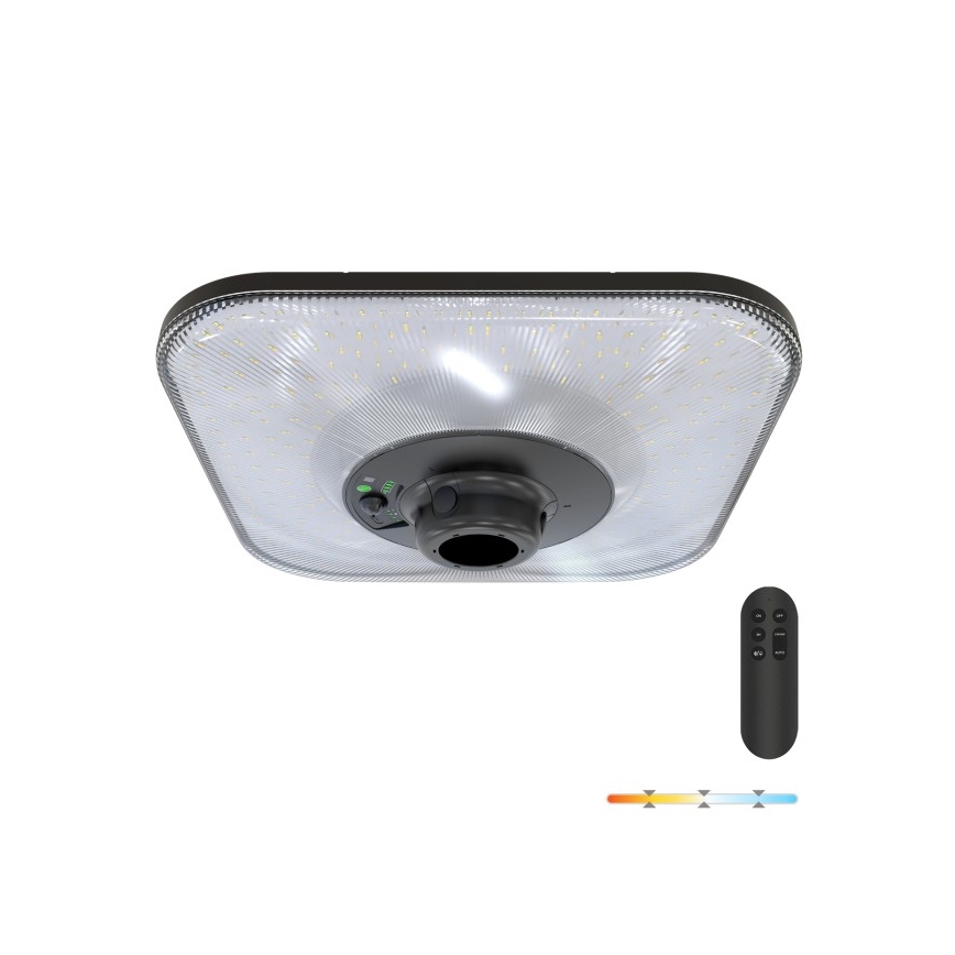 LED solarna ulična lampa sa senzorom SOLSUMI LED/25W/3,2V 3000/4000/6500K IP54 24000 mAh + daljinski upravljač