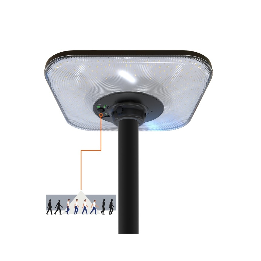 LED solarna ulična lampa sa senzorom SOLSUMI LED/25W/3,2V 3000/4000/6500K IP54 24000 mAh + daljinski upravljač