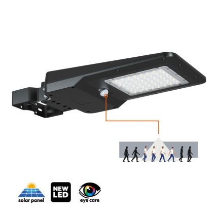 LED solarna ulična lampa sa senzorom STREET LED/20W/7,4V 3000/4000/6000K IP65 5400 mAh