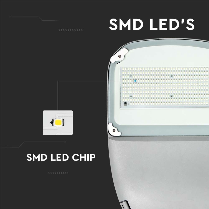 LED prigušiva solarna ulična lampa SAMSUNG CHIP LED/50W/6,4V 4000K IP65 30000 mAh + daljinski upravljač