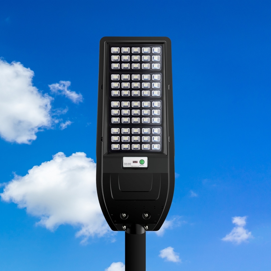 LED solarna ulična lampa VIA 150W/15000 mAh 3,2V 6000K IP65 + daljinski upravljač