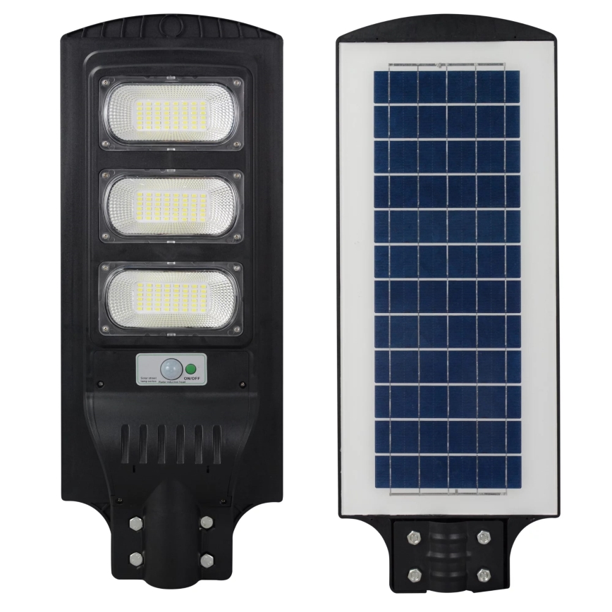 LED solarna ulična lampa sa senzorom STREET LED/10W/3,2V 10000 mAh IP65 + daljinski upravljač