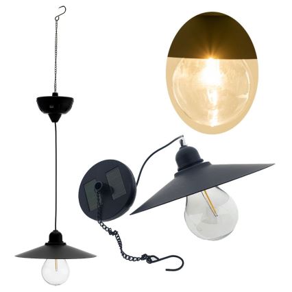 LED solarna viseća lampa na sajli DINA 1,2V 200 mAh IP44
