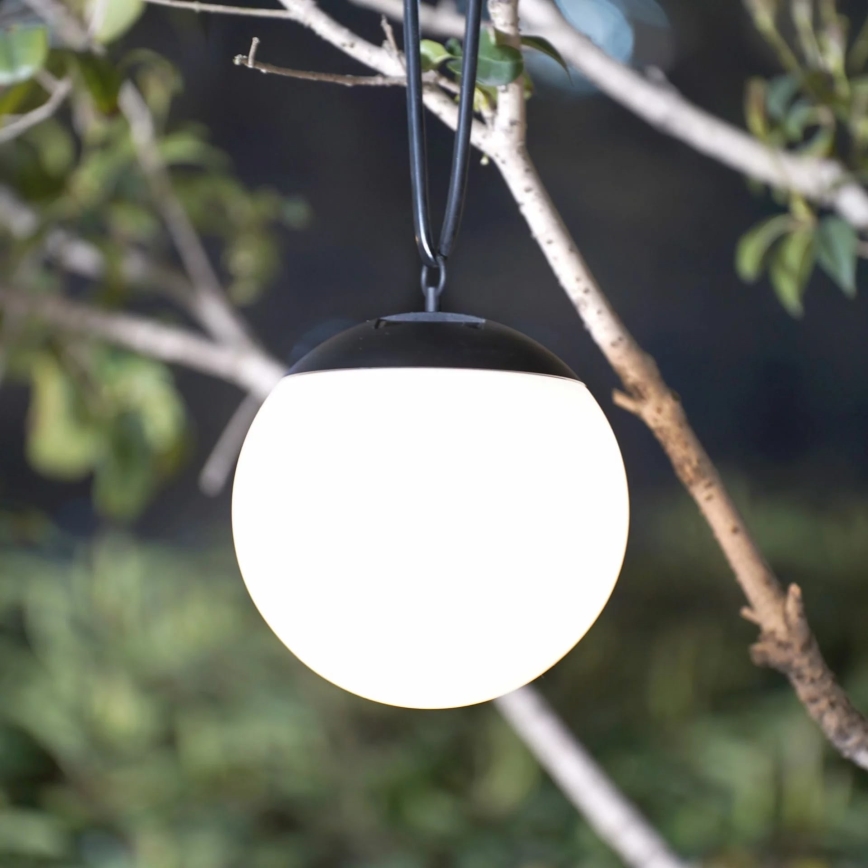 LED solarna viseća svetiljka KIARA LED/1,2V 600 mAh IP44 crna