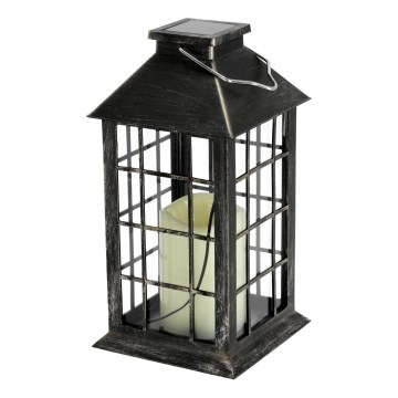 LED solarna viseća svetiljka LED/0,02W/1,2V 1xAA 2700K IP44 200 mAh patina