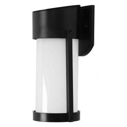 LED solarna zidna lampa LED/3,7V 300 mAh IP44 crna
