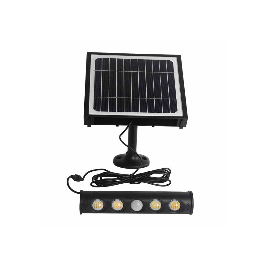 LED solarna zidna lampa sa senzorom pokreta i sumraka LED/8W/3,7V 4000 mAh 4000K IP65