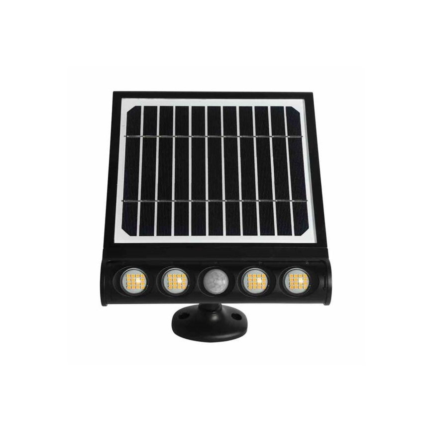 LED solarna zidna lampa sa senzorom pokreta i sumraka LED/8W/3,7V 4000 mAh 4000K IP65