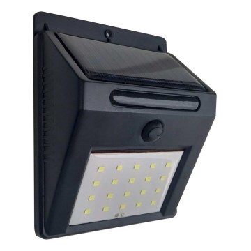 LED solarna zidna svetiljka LED/3W/3,7V 1200 mAh IP44