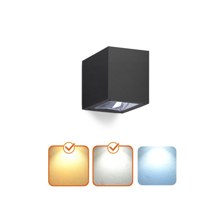 LED solarna zidna svetiljka QUERK LED/1,2V 3000/4000K IP54 800 mAh