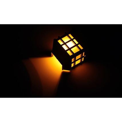 LED solarna zidna svetiljka sa senzorom sumraka LED/1,2V 600 mAh IP44