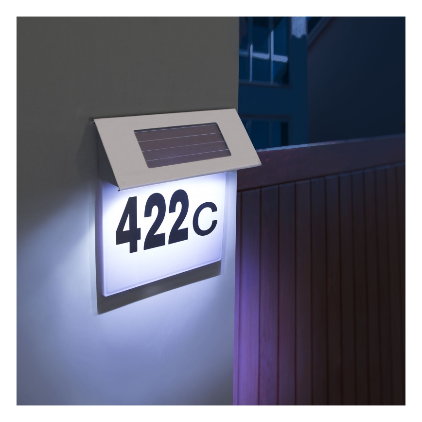 LED solarni kućni broj LED/1,2V IP44