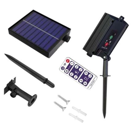 LED Solarni niz 10xLED/0,5/4,5V 12 m 3000K IP44 1200 mAh + daljinski upravljač
