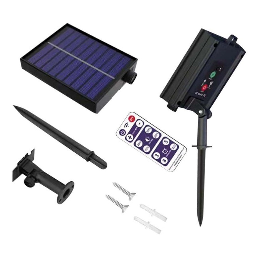LED Solarni niz 10xLED/0,5/4,5V 12 m 3000K IP44 1200 mAh + daljinski upravljač