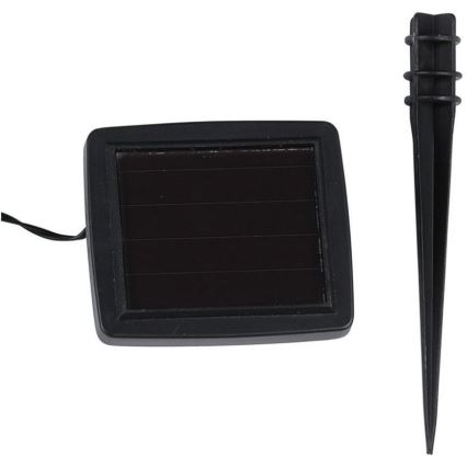 LED solarni lanac 10xLED/1W/1,2V 1xAA 2 m IP44 3000K 300 mAh