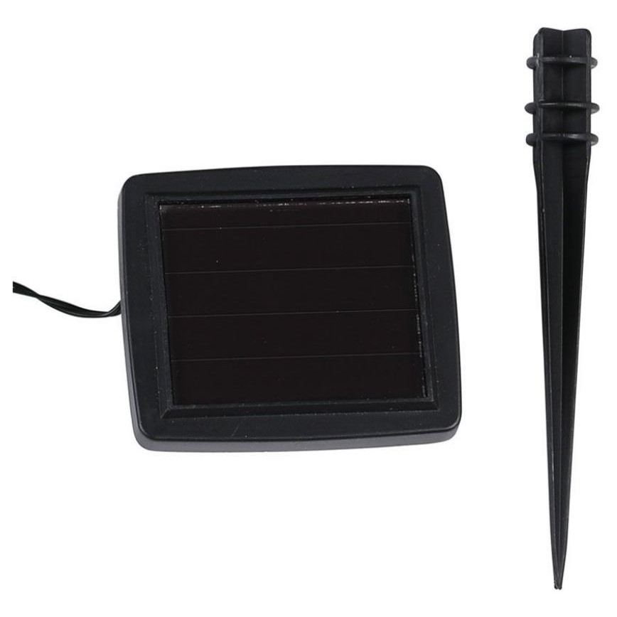 LED solarni lanac 10xLED/1W/1,2V 1xAA 2 m IP44 3000K 300 mAh