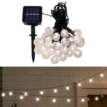 LED Solarni lanac 6,9m 50xLED/1,2V 600 mAh