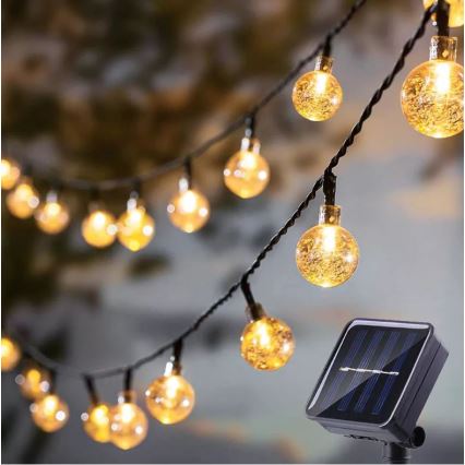 LED Solarni lanac 6,9m 50xLED/1,2V 600 mAh