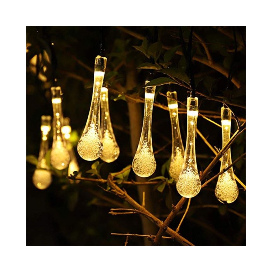 LED solarni lanac sa senzorom sumraka 20xLED/0,72W/1,2V 600 mAh 4,7m IP44