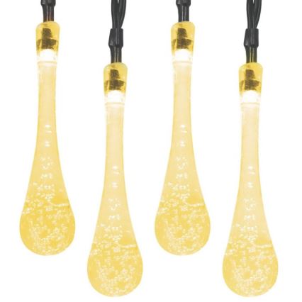 LED solarni lanac sa senzorom sumraka 20xLED/0,72W/1,2V 600 mAh 4,7m IP44