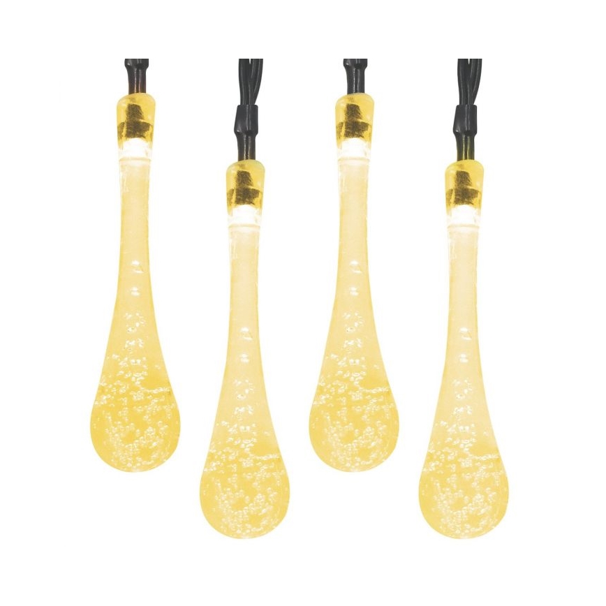 LED solarni lanac sa senzorom sumraka 20xLED/0,72W/1,2V 600 mAh 4,7m IP44