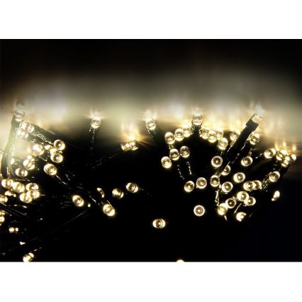 LED solarni lanac SHINE 200xLED/1,2V 600 mAh 21,9 m IP44