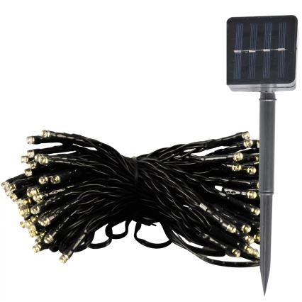 LED solarni lanac SHINE 200xLED/1,2V 600 mAh 21,9 m IP44